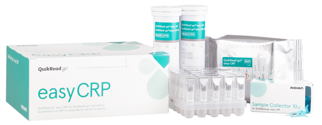 Imagine produs QuikRead easyCRP kit open